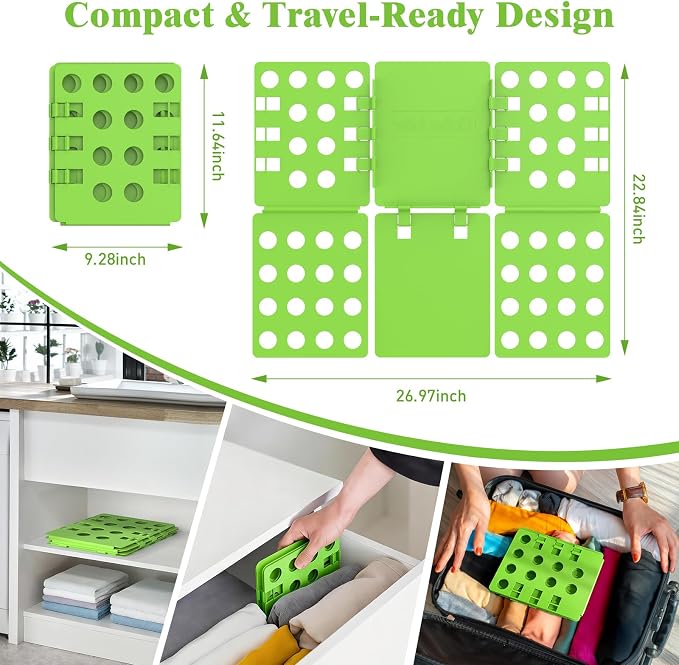 Shirt Folder Board V1 Durable Folding Board Tshirt Organizer Laundry Liner | Easy and Fast Folding for Adults and Kids