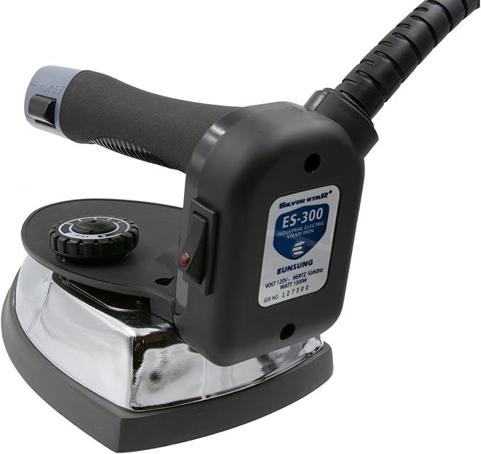 Gravity- Feed Steam Iron ~ Silver star ES-300