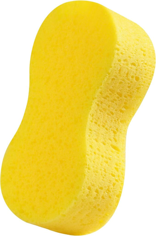 Temede Large Car Wash Sponge, Extra Thick Bone Foam Sponge for Cleaning | 9.1" x 4.3" x 2.4", Giant Car Cleaning Sponge, Easy Grip Multi-Purpose Cleaning Scrubber, Kitchen, Bathroom, Household
