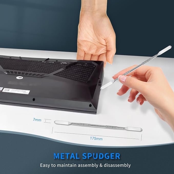 Electronics kit,Plastic Pry Tool,Metal Spudger,Opening Picks Pry Tools,ESD Tweezers,Suction Cup,20 PC Mini Pry Bar Set for iPhone/iPad,Laptop,Ps4,Switch,Xbox,Cell Phone,Mac,Tablet,Computer