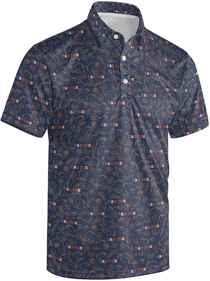 Polo Shirts for Men Moisture Wicking Mens Polo Shirts Patriotic Shirts for Men