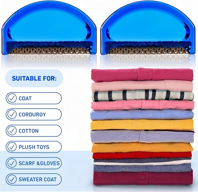 Boao 4 Pieces Sweater Combs to Remove Pilling Sweater Defuzzer Multi-Fabric Shaver Comb Wool Pilling Remover Pills, Fuzz from Clothes (Minimalist Modern)