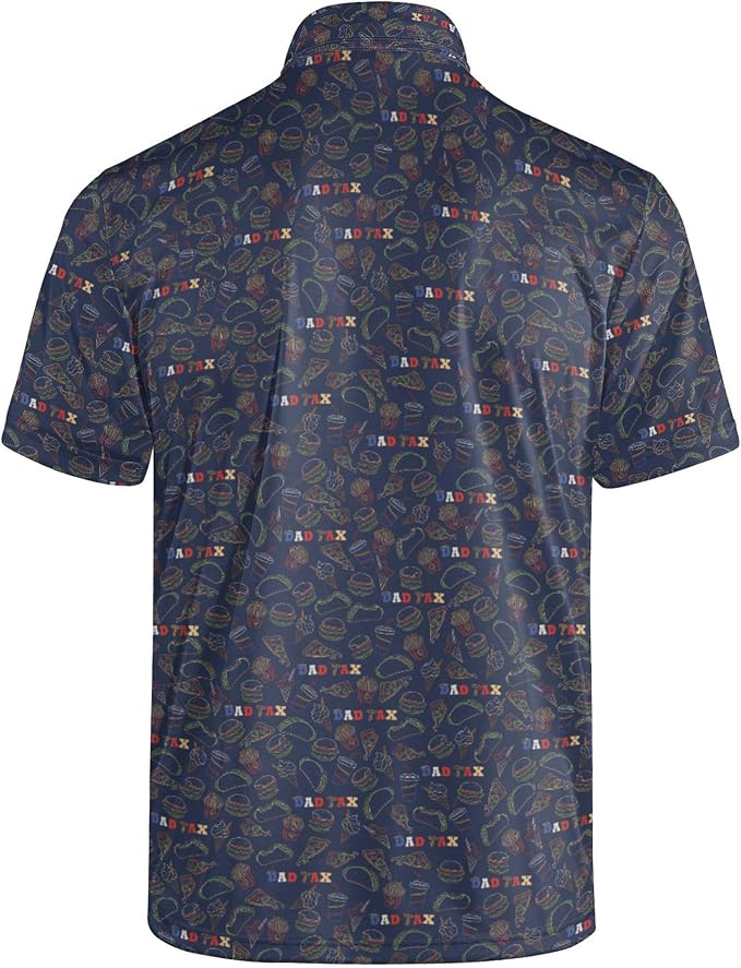 Polo Shirts for Men Moisture Wicking Mens Polo Shirts Patriotic Shirts for Men