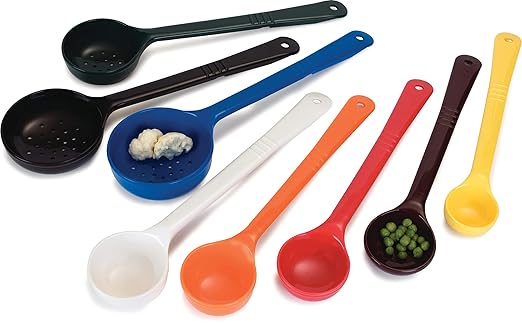 Carlisle FoodService Products Measure Miser Plastic Measuring Spoon with Long Handle, 2 Ounces, Red (Pack of 2)