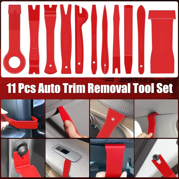 Sundpey 132-PCs Car Tool Kit - Portable General Basic Home and Automotive Repair Tool Set with Drawer for Men Women with Hook & Pick & Fastener & Valve Stem Removal Tools for RV Truck Motorcycle Bike