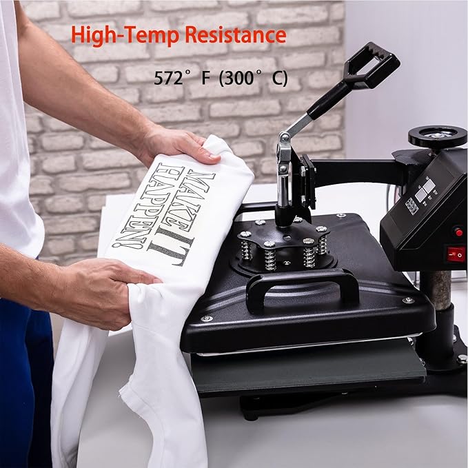 Silicone Heat Press Mat 15x12 Inch, Heat Resistant & Fireproof, Double Sided Washable Heat Press Pad for Vinyl Ironing HTV Transfer Sublimation & Crafting Projects,Gray