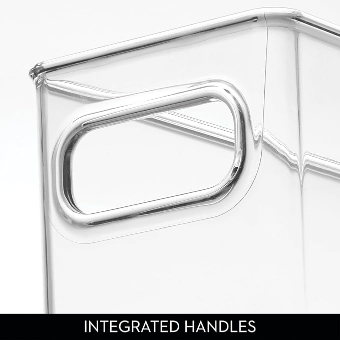 InterDesign Refrigerator and Freezer Storage Container – Deep Organizer Bin for Kitchen, Clear | Deep Organizer Bin, For Kitchen