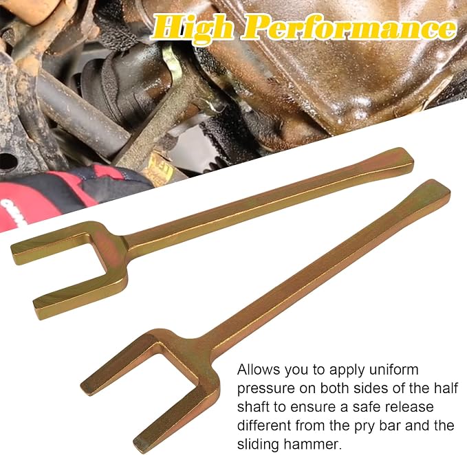 Bonbo 12020-2 Piece Axle Popper Kit Inner CV Axle Removal Tool Set Fit for Front Wheel Drive Vehicles, Remove Most Vehicles’ Half-Shaft Drive Axles & Fix Damaged CV Joints(2 PCS)