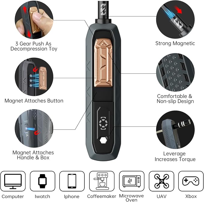 Mini Precision Manual Screwdriver Set,JAKEMY 180 in 1 Laptop Screwdriver Repair Tool Kit,Magnetic Multi-Bit Tiny Manual Screwdriver Bit Kit for DIY,Computer,PS5,Xbox,RC Car,Jewelers,Glasses,Watch,Home