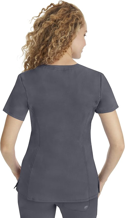 Healing Hands Purple Label Scrub Top for Women with 3 Pockets | Princess Paneling, Secure Zip Pocket, Flattering Modern Fit, Organized Storage, Professional Workwear, Easy Care Fabric
