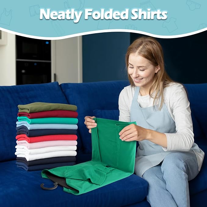 BoxLegend Shirt Folding Board Durable Shirt Folder Hook for Hanging | Easy Folding, Clothes Folder for Adult and Kids