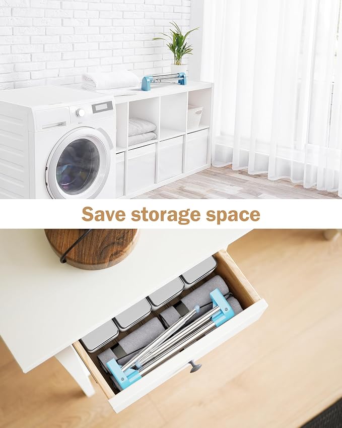 Travel Garment Rack,Portable and Foldable,Collapsible Clothing Rack | Portable, Easy to Store,with Small Space Occupation,This Folding Clothing Rack is Suitable for Travel and Dance.