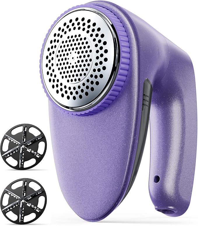 Bymore Fabric Shaver, Lint Remover for Clothes, Sweaters & Furniture,Purple