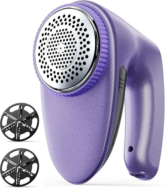 Bymore Fabric Shaver, Lint Remover for Clothes, Sweaters & Furniture,Purple