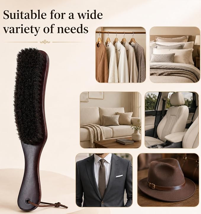 Lint Brush for Clothes, Clothes Brush Single Piece Portable | Efficient Fabric Fuzz Pet Hair Cleaner for Coat, Sofa, Carpet Garment, Daily Household Clothing Cleaning Use