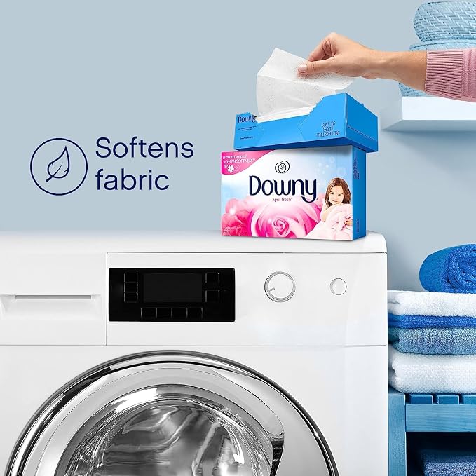 Downy Fabric Softener Dryer Sheets, April Fresh, 240 Count
