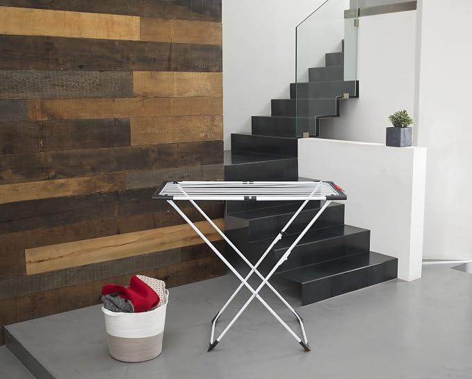Vileda Surprise ‎186 x 57 x 108 cm, Aluminium/Resin, White, Extendable and Foldable Clothes Airer, 2.7 kg