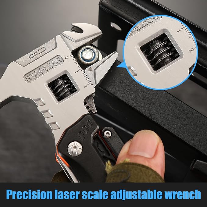 18 in 1 Multitool,Blue,with Replaceable Blades Wire Cutters for Gift | Stainless Steel Pliers Lightweight and Portable,Comprehensive Tool for Outdoor Activities,Apply to Survival,Camping & Hunting