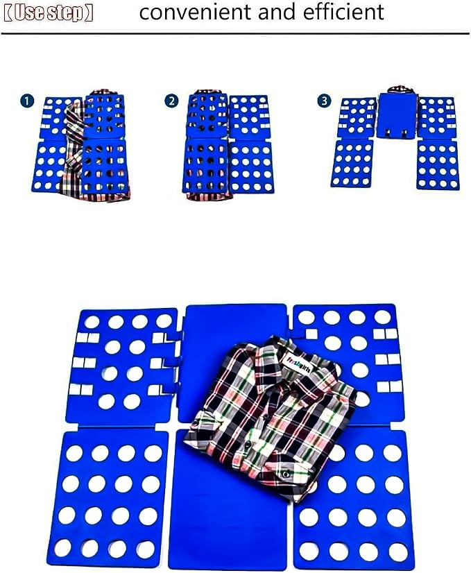 V1 Shirt Folding Board t Shirts Clothes Folder Durable Plastic Laundry folders Folding Boards for Adults and Kids Fast and Fun