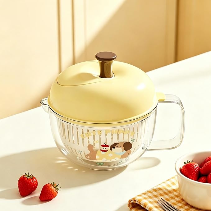 Vegetable Spinner - Compact Draining Kitchen Tool, Large Salad Spinner, Manual Fruit Vegetable Washer, Efficient Water Removal Basket | Fresh Produce Cleaning, Berry Rinsing, Cheese Drying