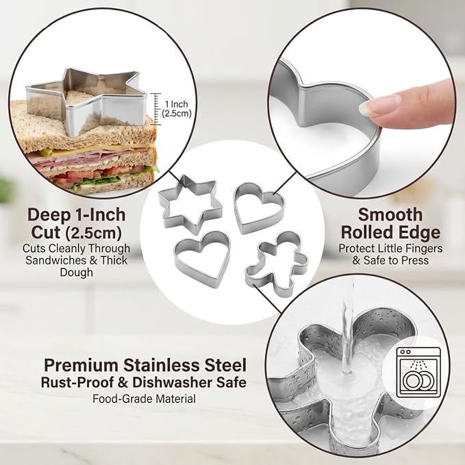 LUBTOSMN Cowboy Cowgirl Cookie Cutter Set-2 Piece-Cowboy Cowgirl Boot and Hat-Diswasher Safe-Cookie Cutters Shapes for Baby Shower Birthday Baking