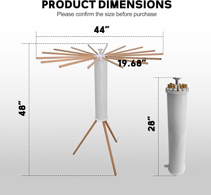 Clothes Drying Rack Foldable, Rotary Tripod Laundry Drying Rack,16 Wooden Poles,Rotatable Portable Floor Standing Clothes Airer,Laundry Drying Rack Floor Standing
