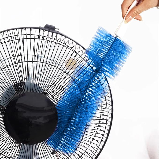 Fan Cleaner Brush, Fan Brush Cobweb Duster Microfiber Duster Ideal for Ceiling Duster, Household Duster for Curtains, Fan Cleaner for Box Fan (2 Pack)
