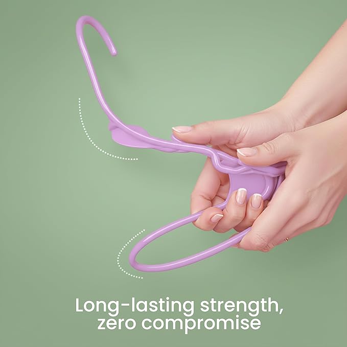 Utopia Home Plastic Hangers 50 Pack – Space Saving Clothes Hanger Pink | Durable & strong | Closet organizer & storage | Ideal for apartments, dorms & stocking stuffers