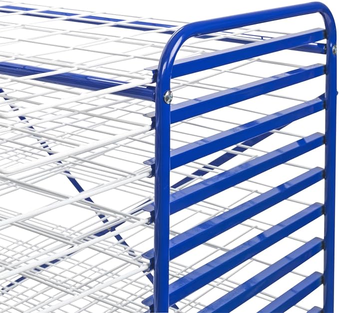 Colorations Art Drying Rack, Classroom Art Supplies, Tabletop or Wall Mount, School Art Drying Racks, Painting Stand, Studios, Homes, or Classrooms, Metal Shelves to Dry Paintings, 26" x 18" x 26" | Tabletop or Wall Mount, Metal Shelves for Paintings, ...