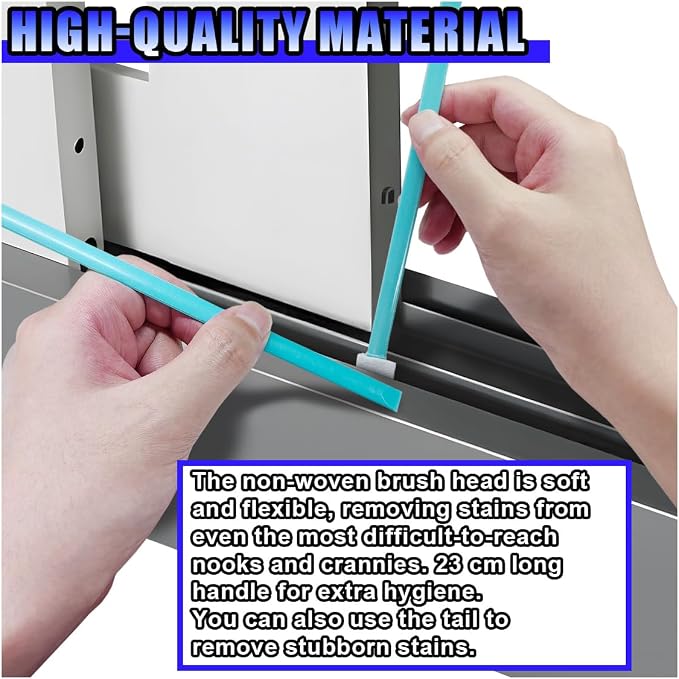 Cleaning Swab Sticks, Small Cleaning Sponge Tip for Tight Spaces, Disposable Crevice Cleaning Brush Kit, Universal Automotive Detailing Tools Accessories for SUV, Sedan, Truck (30PCS)