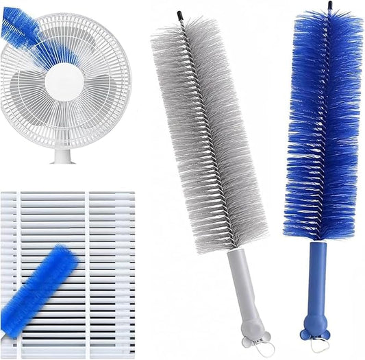 Upgrade Reusable Bendable Cleaning Brush,2026 New Bendable Microfiber Duster for Home Electric Fan Air Conditioner Car Vent Curtains Cleaner. (2 Colors)