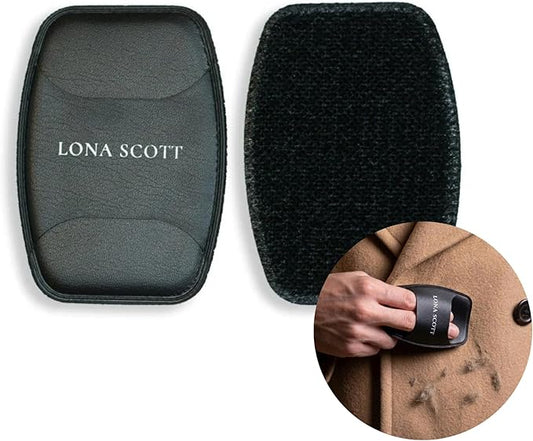 Pocket Lint Brush x2, Reusable Lint Remover & Lint Roller for Clothes, Travel, Pet Hair Remover, Dust & Dandruff