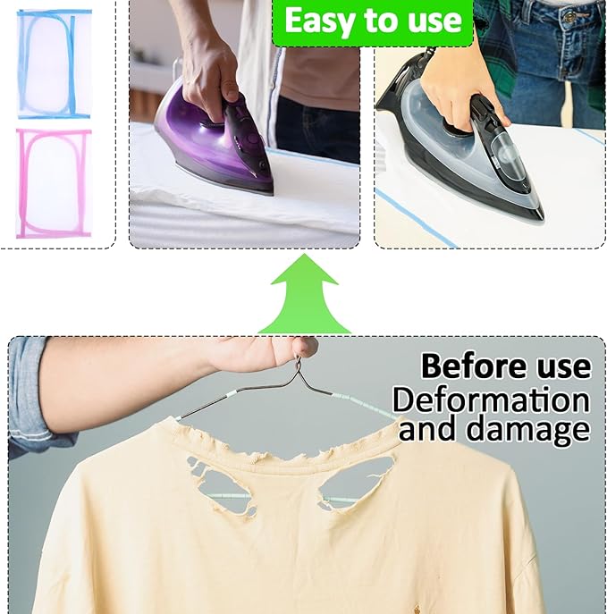 2 Pack Protective Ironing Cloth Pressing Cloth for Ironing Protective Scorch-Saving Ironing Protector Insulation Pad for Delicate Clothes Ironing Pad for Sewing and Ironing Fabric Protector Tool