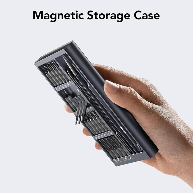 JOREST 50 in 1 Precision Screwdriver Set with Security Torx, Magnetic Mini Repair kit for Macbook, Laptop, PS4, PS5, iphone, Nintendo Switch, Glasses, Watch, Toy, Stocking Stuffers Gifts for Men