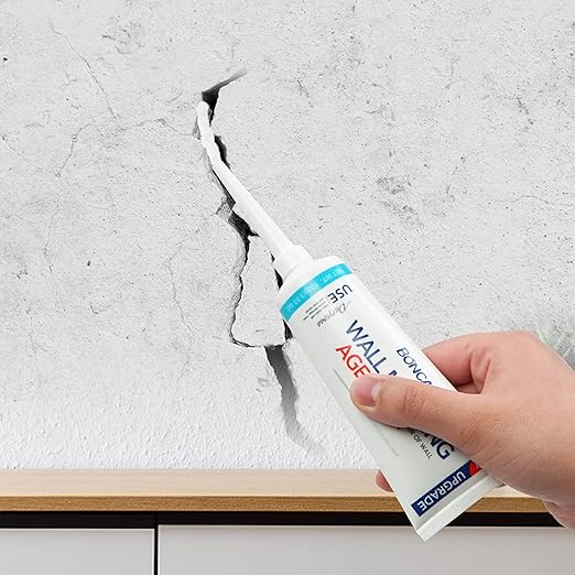 BONCART Spackle Wall Repair Kit, Wall Mending Agent Putty with Tools | Includes Scraper And Sanding Sponge. For Wall Cracks, Nail Holes, And Graffiti