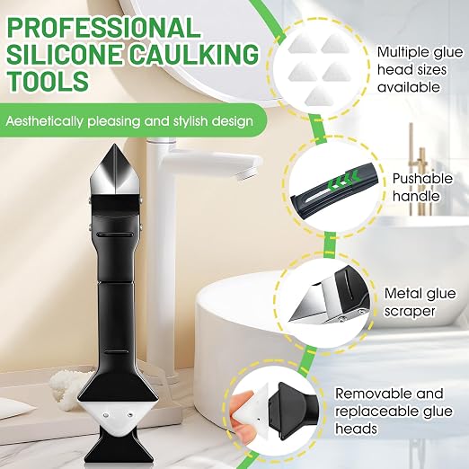 Caulk Remover, Powerful Penetration, Rapid Decomposition Surface,6.76 Oz | Suitable for Bathroom Kitchen Floor Window Caulk Remover, Surface Protection, Powerful Softening, No Damage, No Residue