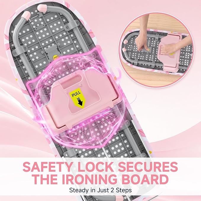 Small Ironing Board, Tabletop Iron Board with Iron Rest & Holder | 12 x 32 inchs, Mini Iron Board with Iron Rest, Non-Slip Feet, Suitable for Laundry Rooms, Bedrooms, Dormitories, Travel
