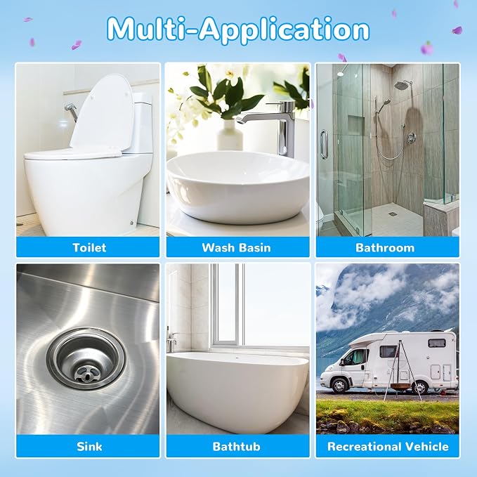 36 Count Flushable Toilet Bowl Cleaner Refills, Toilet Cleaner Refill Pads | Flushable, Disposable, Bathroom Toilet Brush Refills, Accessories Supplies Starter Kit, Fresh Lavender Scent, No Handle