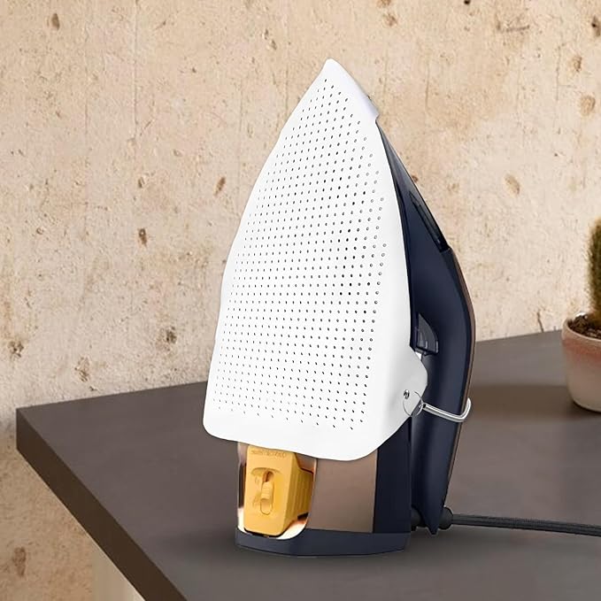 1 Piece Ironing Shoe Cover, Protective Ironing Pressing Pad, Anti-Scorching Base for Electric Iron, Ironing Cloth to Protect Clothes, Easy Installation Iron Sole Plate Accessory
