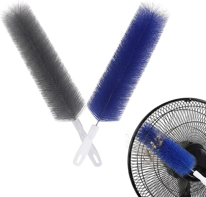 Fan Cleaner Brush,2 Pack 2026 New Bendable Microfiber Cleaning Brush, Reusable Washable Dust Remover Duster, Multi-Purpose Gap Vent Fan Air Conditioner Cleaning Tool