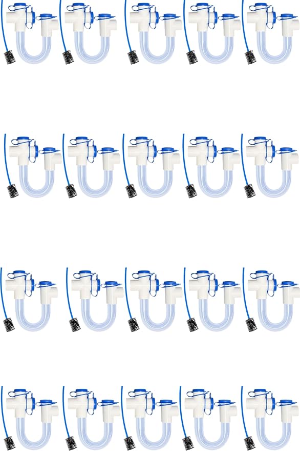 Clear Condensate Trap 3/4 SCH40 With Cleaning Brush, Next Level PVC U Trap With Easy Clean Ports Essential Component To Ensure Optimal Performance Of Your HVAC System. ECWB (20)