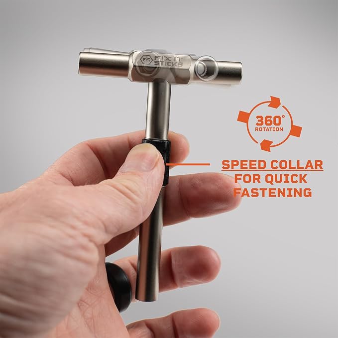 Fix It Sticks T-Way Wrench - EDC Tool for Your Bicycle, Home or Work