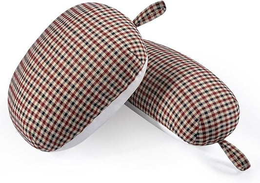 3 BUZZLETT Tailor’s Ham and Seam Roll Set – Premium Tailors Ham for Ironing – Professional Pressing Tools – Linen and Doll Cotton Press Ham for Ironing Smaller Curved Seam