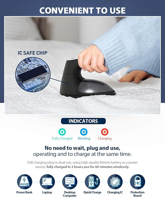 Bymore Fabric Shaver, Lint Remover for Clothes, Sweaters & Furniture, Black