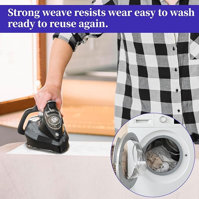 2 Pcs Pressing Cloth for Ironing Silk, Silk Organza Mesh Cloth, Fabric Press Clothing Sewing and Ironing Fabric Protector Press Tool, 12 x 16 Inch