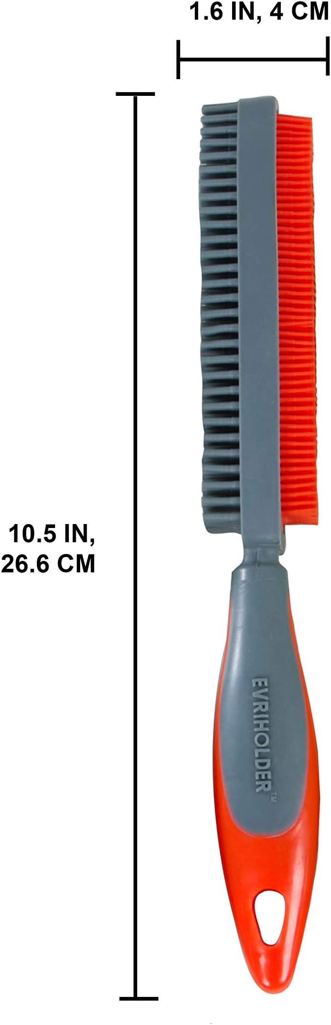 FURemover Duo Pet Hair Rubber Brush, Dual Sided to Easily Remove Fur & Lint from Clothing and Upholstery, Thick Bristles Groom Dogs and Cats, Easy to Clean, Colors May Vary (Pack of 12)