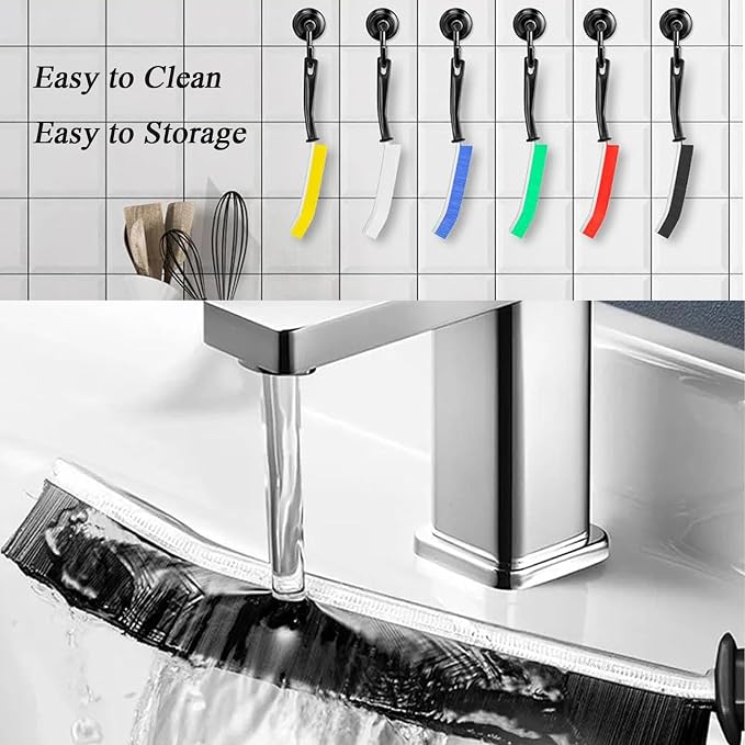 TuTuYa 11PCS Crevice Cleaning Brush Set, Deep Cleaning Groove Gap Cleaning Tool Ideal for Kitchen, Bathroom, Tiles, Corner, Grout, Sink, Faucet, Cup, Teapot, Bottle, Blender