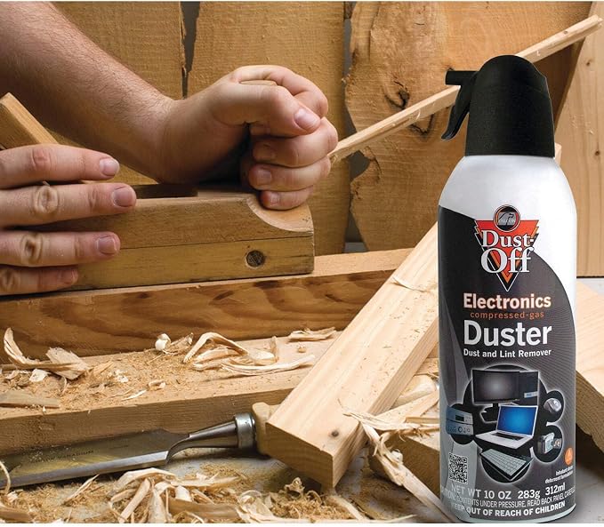 Falcon Compressed Gas (152a) Disposable Cleaning Duster 3 Count, 10 oz. Can (DPSXL3)
