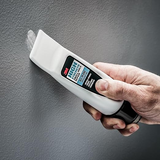3M High Strength Small Hole Repair, All-in-One Applicator Tool | Quick and Easy Repair for Nicks and Nail Holes, Includes Putty Knife, Spackle, and Sanding Pad For Wall Repairs