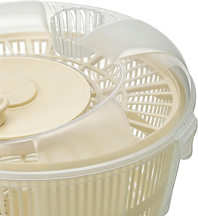 21x21x14cm Salad Spinner - Manual Lettuce Spinner | Salad Dryer With Washer Bowl, Vegetable & Fruit Washer, Lettuce Colander | Vegetable Dryer Bowl For Veggie, Onion, Dumpling Filling, Fresh Crisp